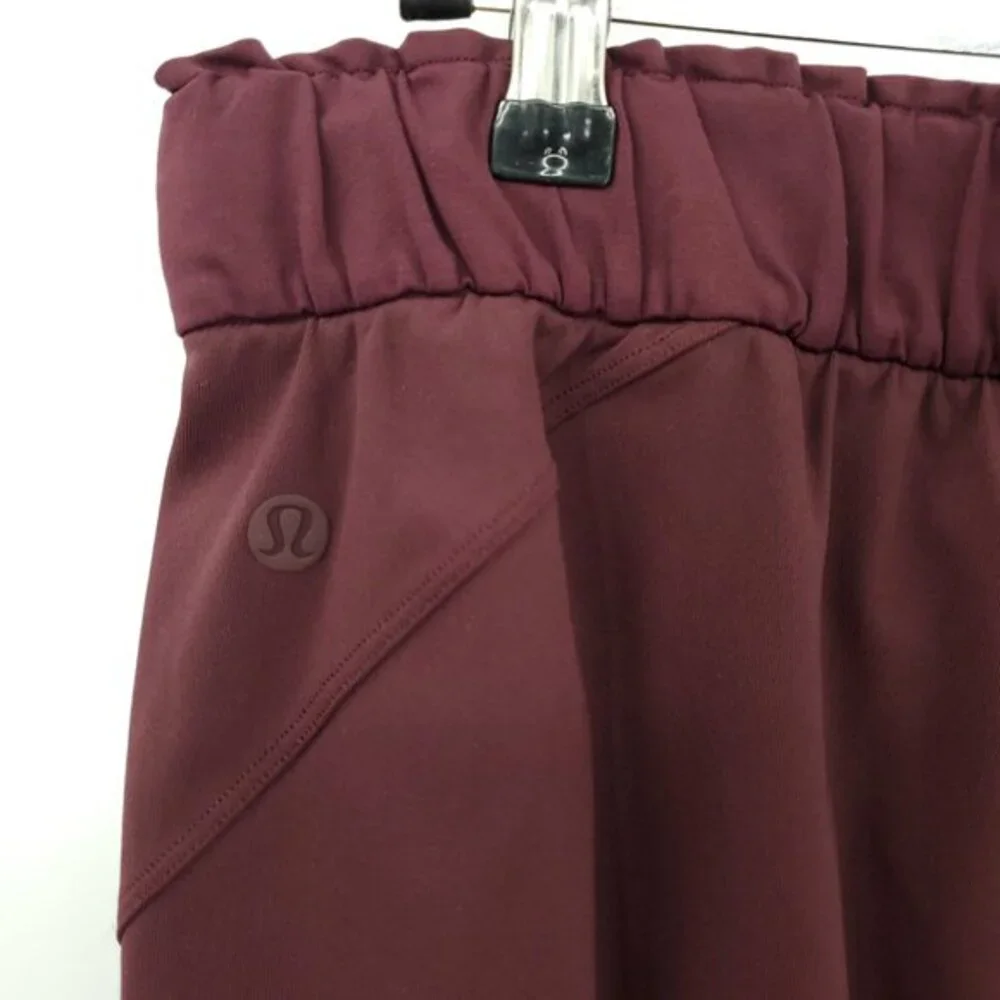 Lululemon Keep Moving Pant 10 Cassis Red